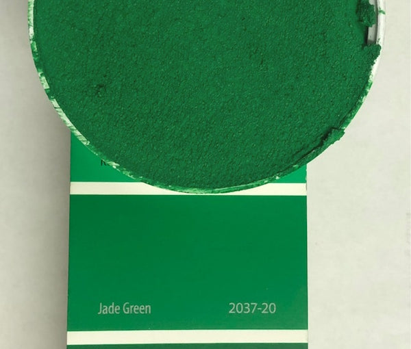 XT Custom matched to BM 2037-20 Jade Green in Sanded Tile Grout