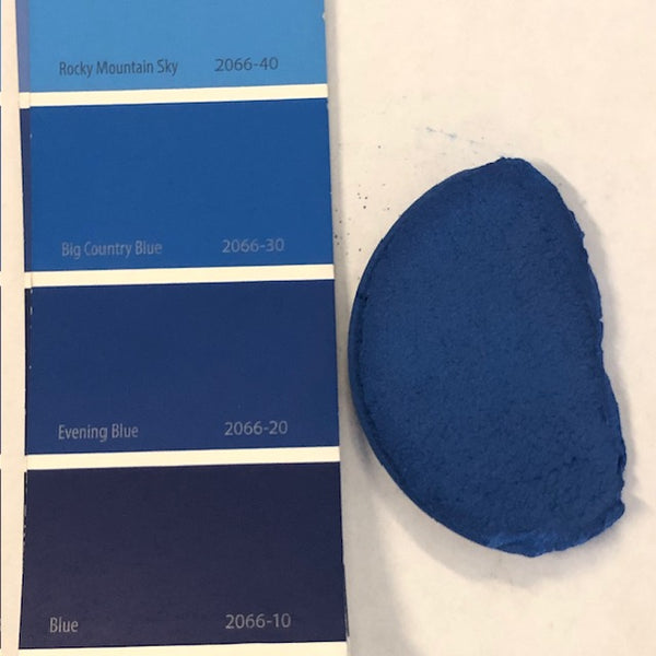 XT Custom matches BM 2066-20 Evening Blue in Sanded Tile Grout