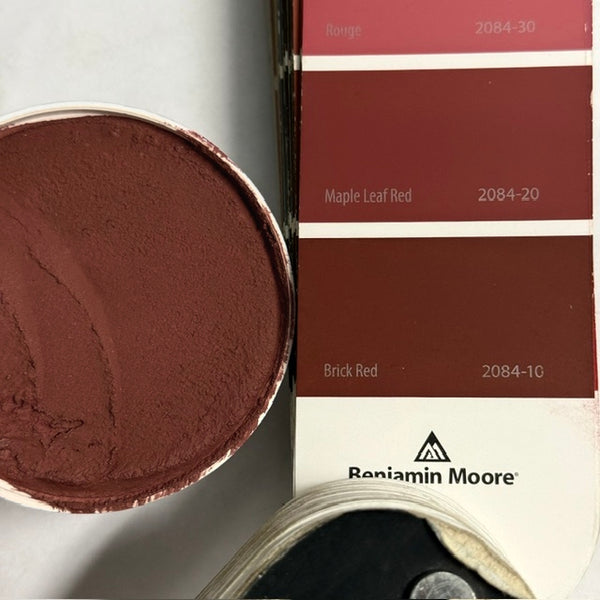 XT Custom matched to BM 2084-10 Brick Red in Sanded Tile Grout