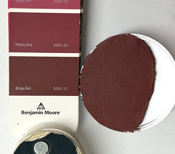 XT Custom matches BM 2085-10 Arroyo Red in Sanded Tile Grout
