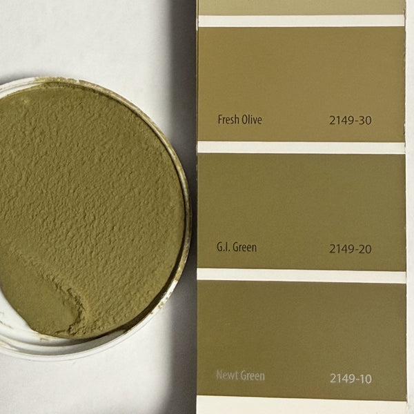 XT Custom matched to BM 2149-20 G.I. Green In Sanded Tile Grout