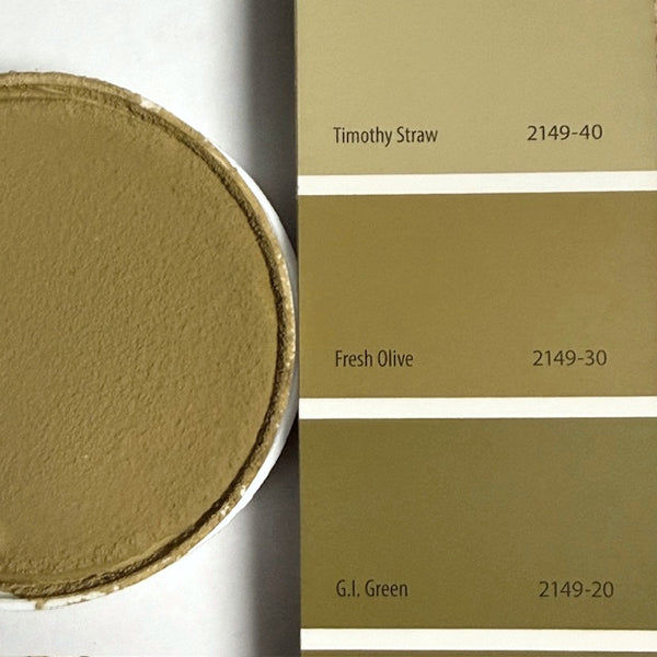 XT Custom matched to BM 2149-30 Fresh Olive in Sanded Tile Grout