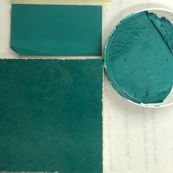 XT Custom matches BM 742 Largo Teal in Sanded Tile Grout