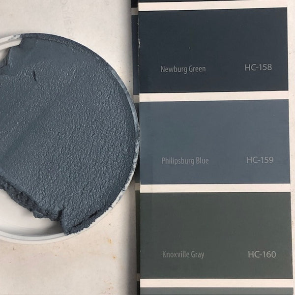 XT Custom matches BM HC-159 Phillipsburg Blue Sanded in Tile Grout