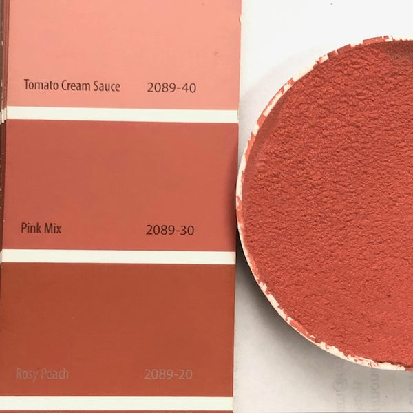 XT Custom matches BM 2089-30 Pink Mix in Sanded Tile Grout