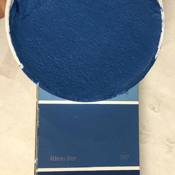 XT Custom matched to BM 797 Athens Blue in Sanded Tile Grout
