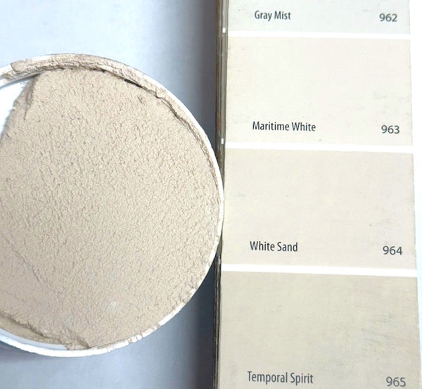 XT Custom matches BM 964 White Sand in Unsanded Grout