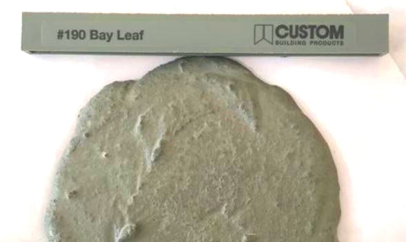 Unsanded Grout matched to #190 Bay Leaf Green - Tile Grout