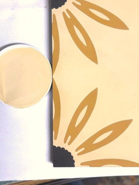 XC Custom matches Diasy Yellow Cement Tile in Unsanded Tile Grout