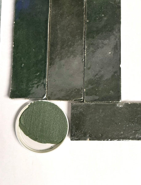 XC Custom matches Eskay Dark Green Zellige in Unsanded Tile Grout