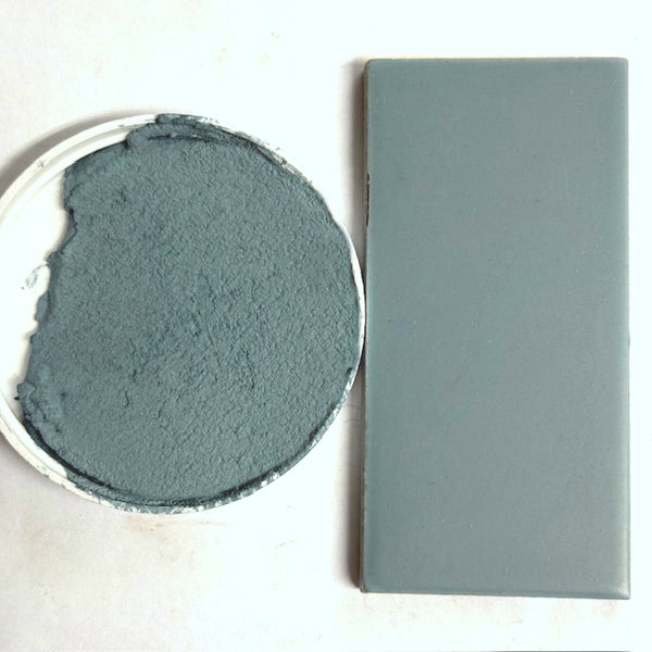 XT Custom matches Fireclay Azurite Matte in Sanded Tile Grout