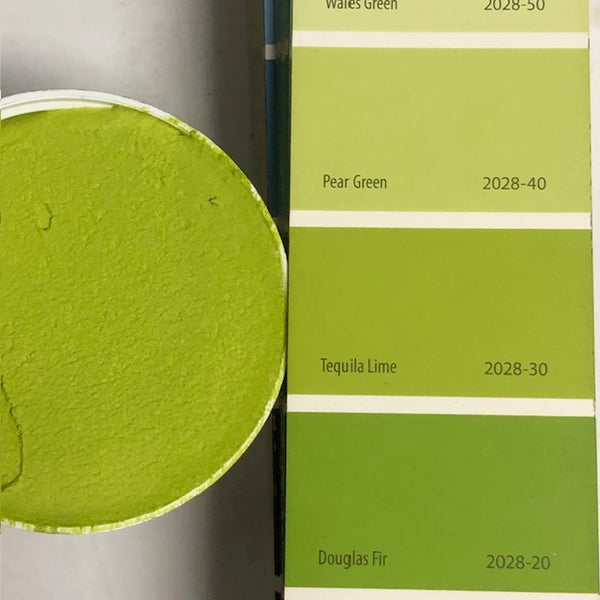 XT Custom matched to BM 2028-30 Tequila Lime in Unsanded Tile Grout