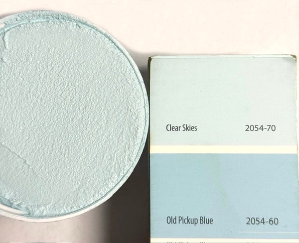 XT Custom matched to BM 2054-70 Clear Skies in Sanded Tile Grout