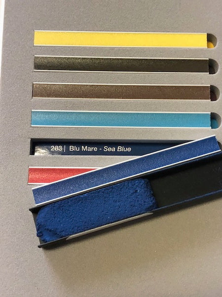 XC Custom matched to Mapei 283 Sea Blue in Unsanded Tile Grout