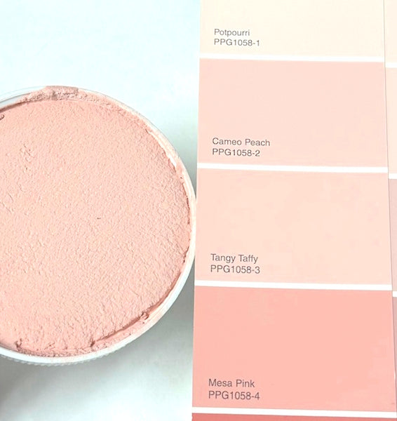 XT Custom matches PPG1058-3 Tangy Taffy in sanded tile grout