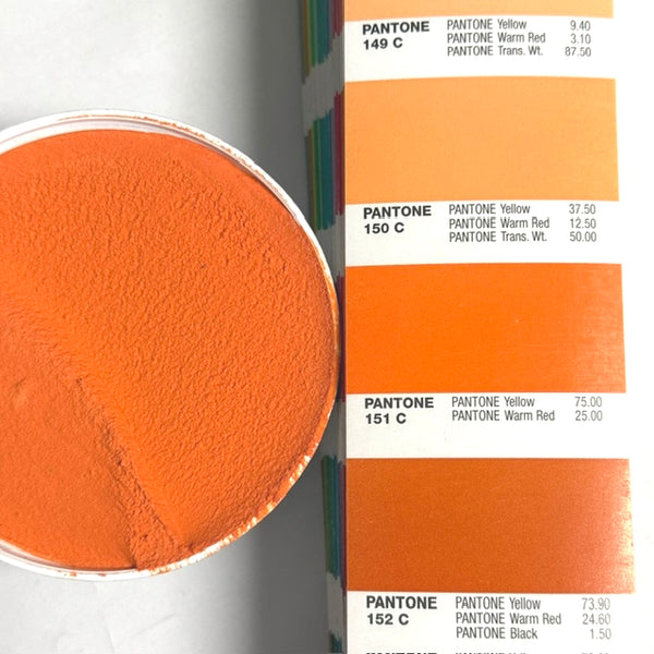 XC Custom matched to Pantone 151C UT Orange in Sanded Tile Grout