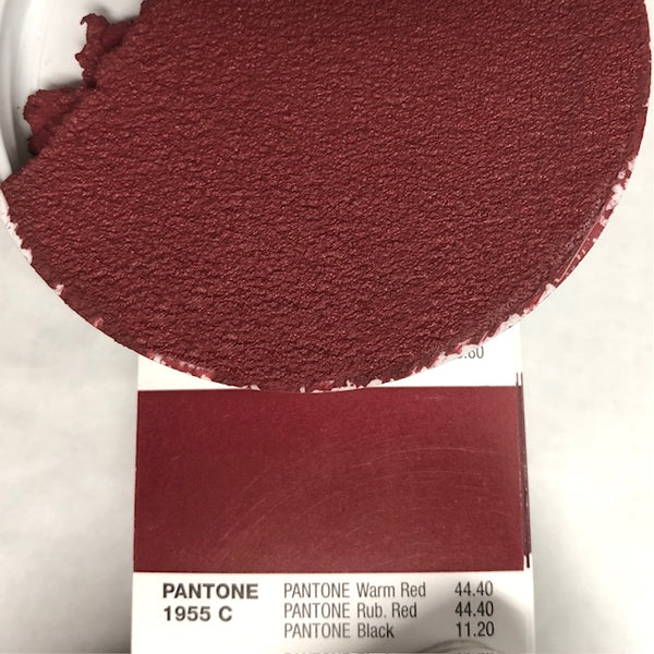 XT Custom matches Pantone 1955C in Sanded Tile Grout