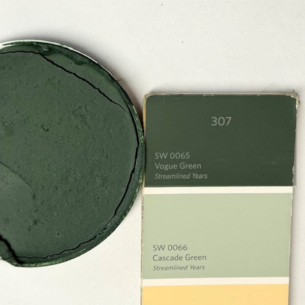 XT Custom Matches SW 0065 Vogue Green in Unsanded Tile Grout