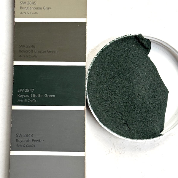 E-1500 custom matches SW 2847 Roycroft Bottle Green in Epoxy Tile Grout