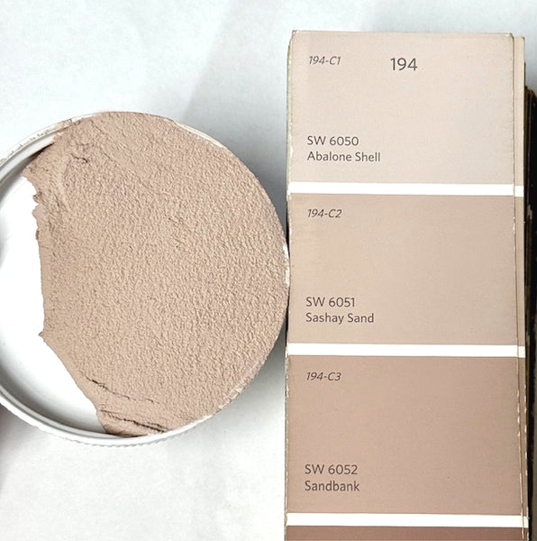 XT Custom matches SW 6051 Sashay Sand in Sanded Tile Grout