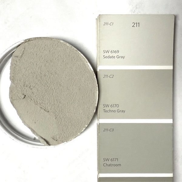 XT Custom matched to SW 6170 Techno Gray in Sanded Tile Grout
