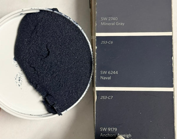 E-1500 matches SW 6244 Naval Revised Sanded Epoxy Tile Grout