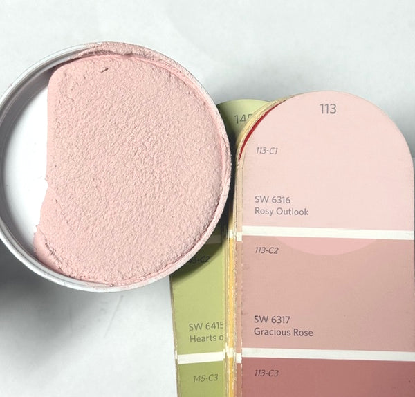 XT Custom matches SW 7316 Rosy Outlook in Sanded Tile Grout