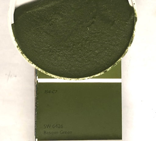 E-1500 custom matches SW 6426 Basque Green in Epoxy