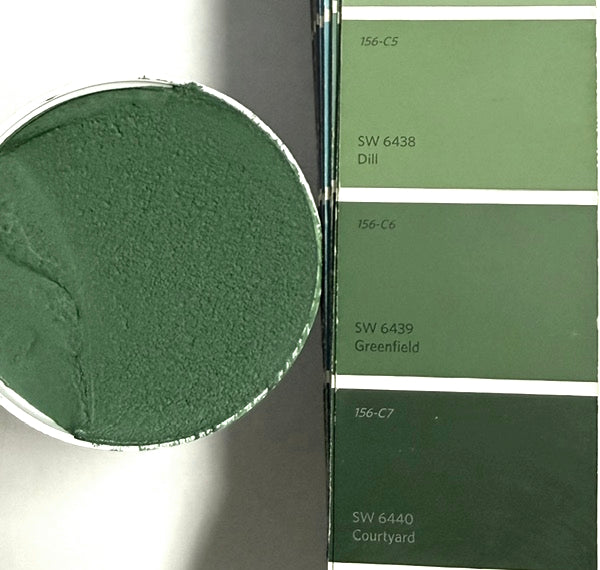 XT Custom matched to SW 6439 Greenfield in Unsanded Tile Grout