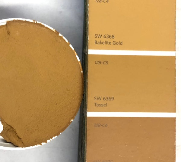 XT Custom matches SW 2817 Rockwood Amber in Sanded Tile Grout
