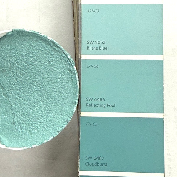 E-1500 matches SW 6486 Reflecting Pool in Epoxy Tile Grout