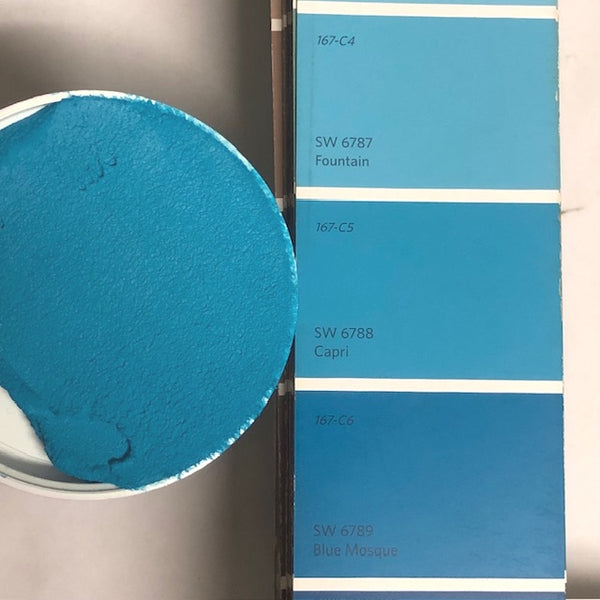 XT Custom matched to SW 6788 Capri in Sanded Tile Grout