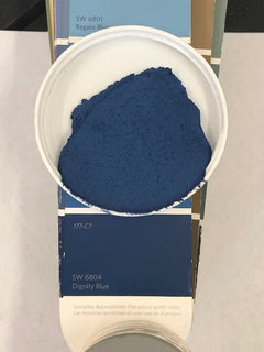 XT Custom matches SW 6804 Dignity Blue in Unsanded Tile Grout