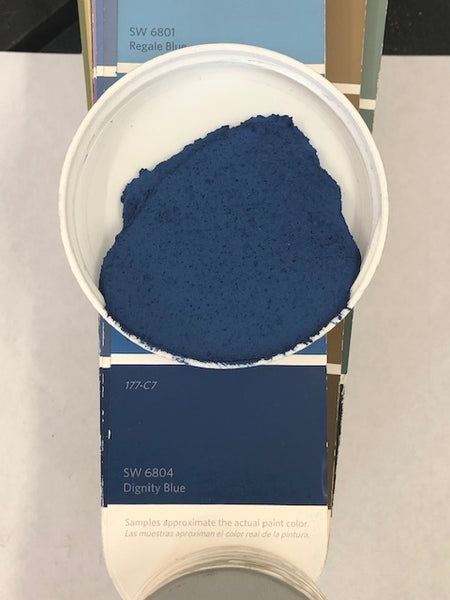 XT Custom matches SW 6804 Dignity Blue in Unsanded Tile Grout