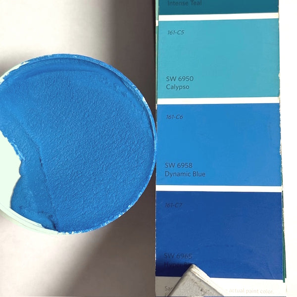 XT Custom matched to SW 6958 Dynamic Blue in Sanded Tile Grout