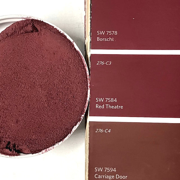 XT Custom matches SW 7584 Red Theatre in Sanded Tile Grout