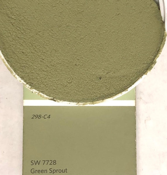 XT Custom matched to SW 7728 Green Sprout in Sanded Tile Grout