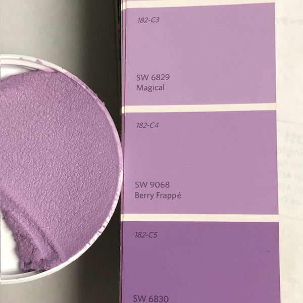 XC Custom matches SW 9068 Berry Frappe in Unsanded Tile Grout