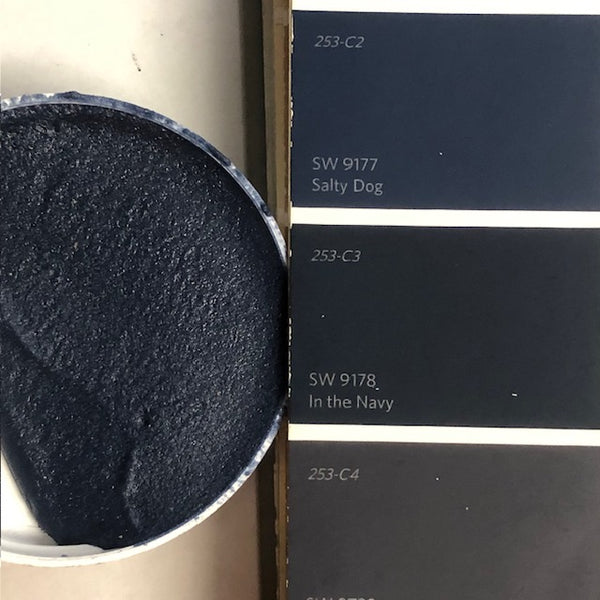 E-1500 Epoxy matched to SW 9178 In The Navy in Epoxy Tile Grout