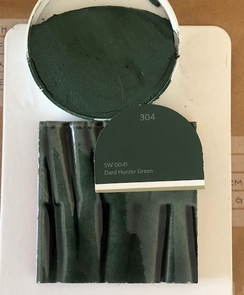 XT Custom matched to SW 0041 Dard Hunter Green Sanded Tile Grout