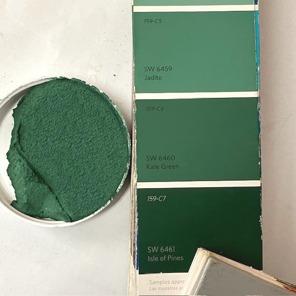 XT Custom matched to SW 6460 Kale Green in Unsanded Tile Grout