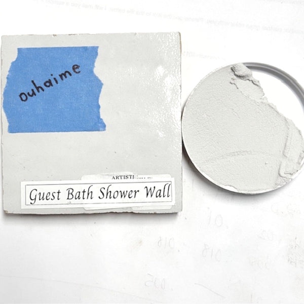 XC Custom matches Zellige Cloud White in Unsanded Tile Grout