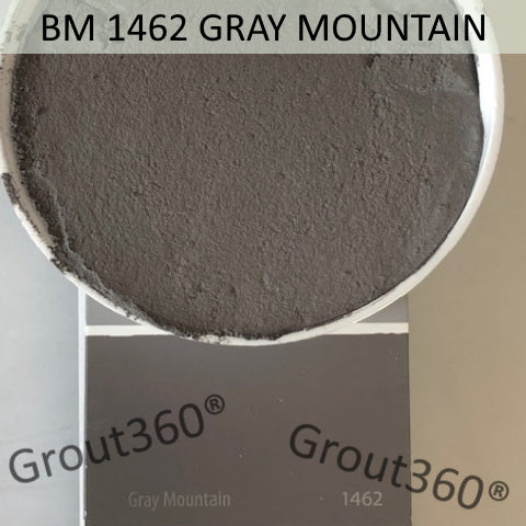 XT Custom matched to BM 1462 Gray Mountain Sanded Tile Grout
