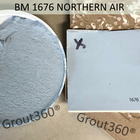 XT matched to BM 1676 Northern Air Sanded Tile Grout