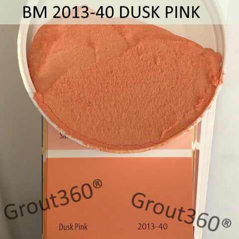 XT Custom matched to BM 2013-40 Dusk Pink Sanded Tile Grout