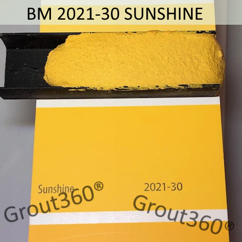 XT matched to BM 2021-30 Sunshine Sanded Tile Grout