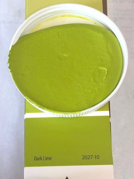 XT Custom matches BM 2027-10 Dark Lime Unsanded Grout