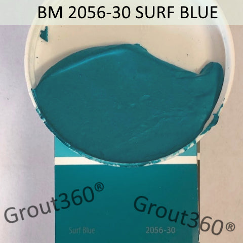 XT Custom matched to BM 2056-30 Surf Blue Sanded Tile Grout