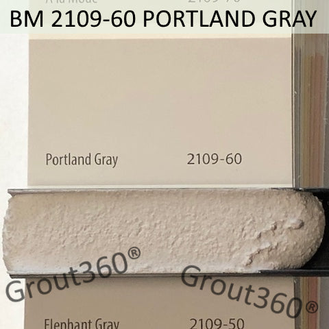 XT Custom matched to BM 2109-60 Portland Gray Sanded Tile Grout