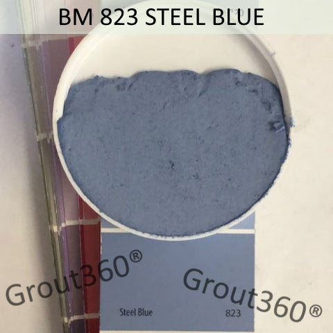 XT Custom matched to BM 823 Steel Blue Sanded Tile Grout